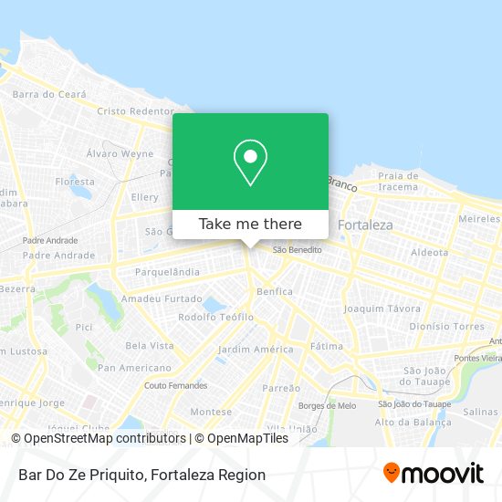 Bar Do Ze Priquito map