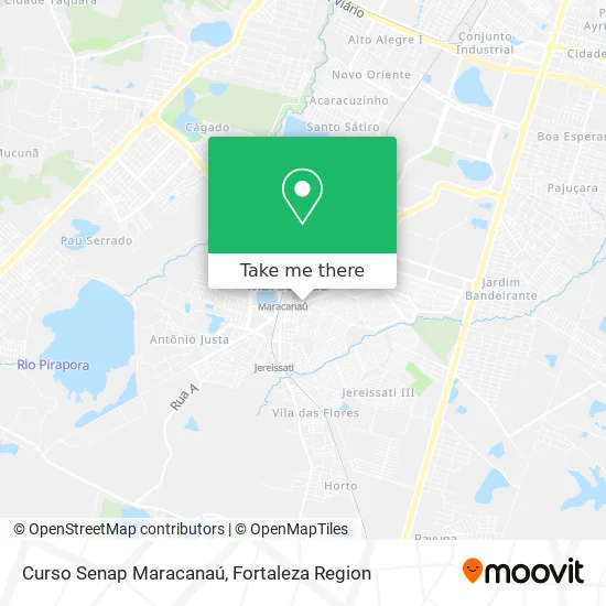 Curso Senap Maracanaú map