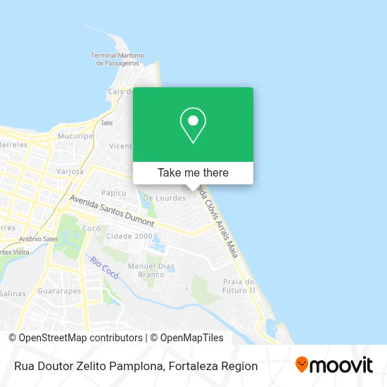 Rua Doutor Zelito Pamplona map