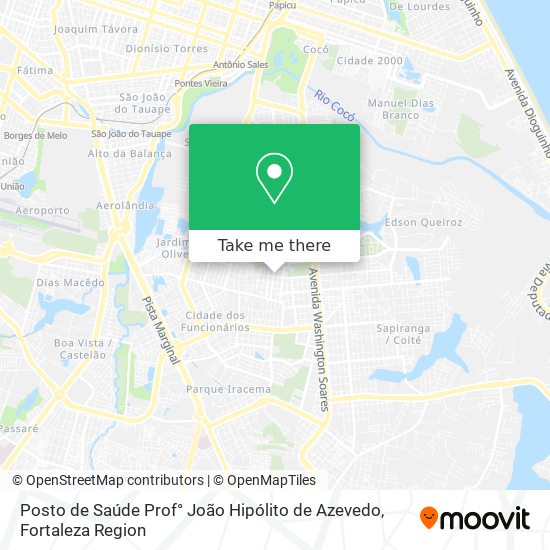 Posto de Saúde Prof° João Hipólito de Azevedo map