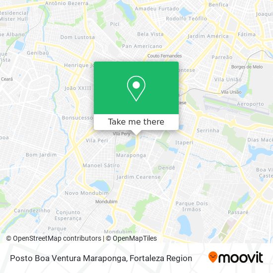 Posto Boa Ventura Maraponga map