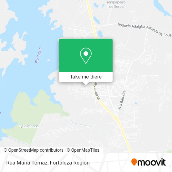 Rua Maria Tomaz map
