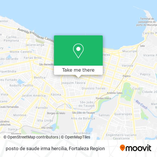 posto de saude irma hercilia map