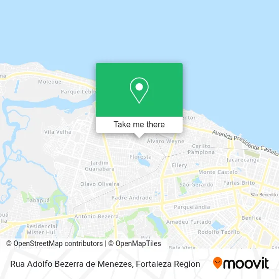 Rua Adolfo Bezerra de Menezes map