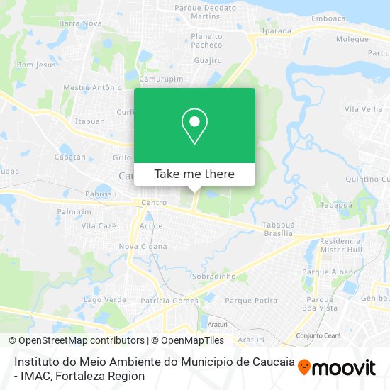 Instituto do Meio Ambiente do Municipio de Caucaia - IMAC map