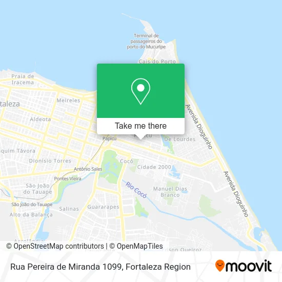 Rua Pereira de Miranda 1099 map