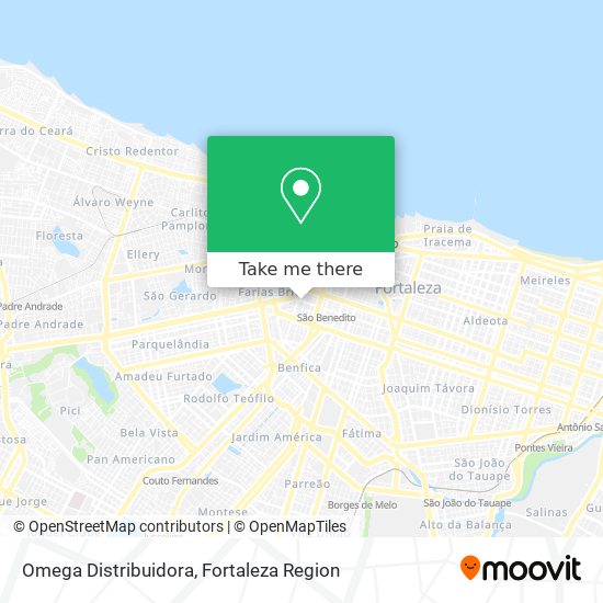 Omega Distribuidora map