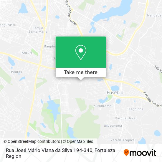 Rua José Mário Viana da Silva 194-340 map