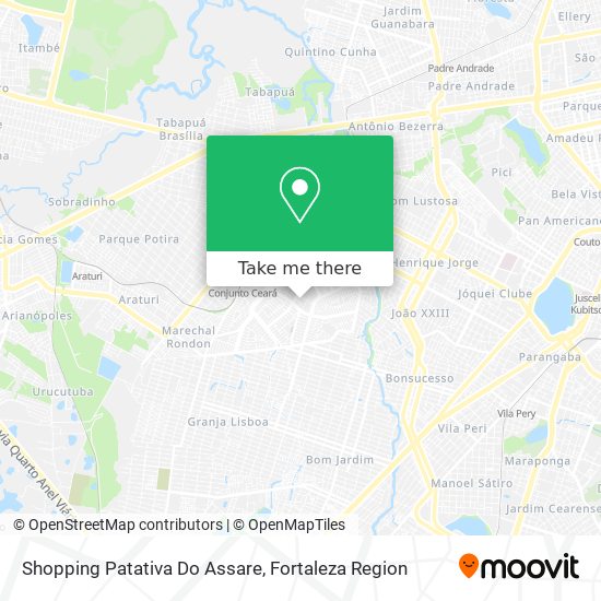 Shopping Patativa Do Assare map