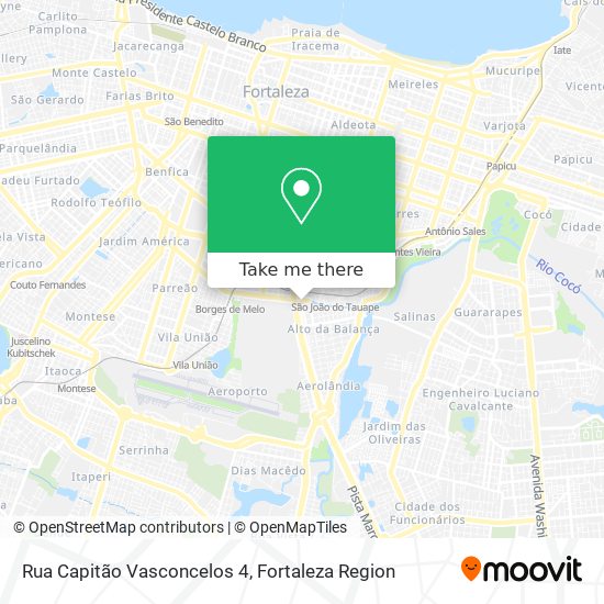 Mapa Rua Capitão Vasconcelos 4