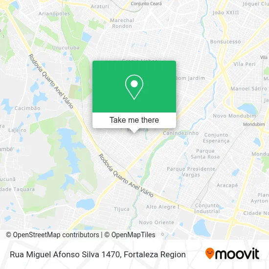 Rua Miguel Afonso Silva 1470 map