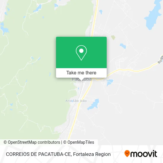 CORREIOS  DE PACATUBA-CE map