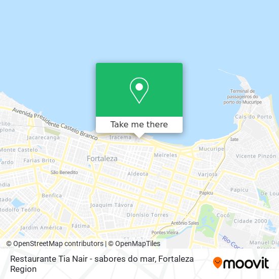 Restaurante Tia Nair - sabores do mar map