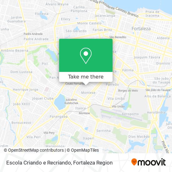 Escola Criando e Recriando map