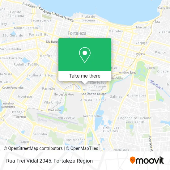 Rua Frei Vidal 2045 map