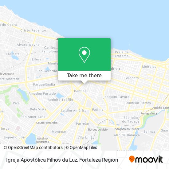 Igreja Apostólica Filhos da Luz map