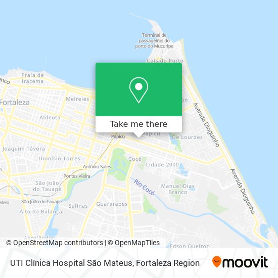 UTI Clínica Hospital São Mateus map