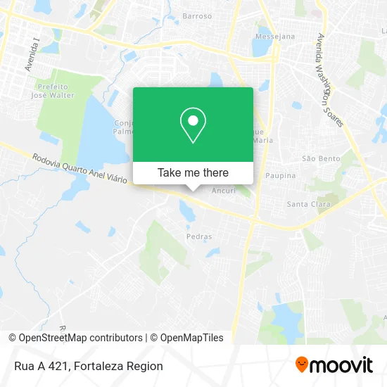 Rua A 421 map