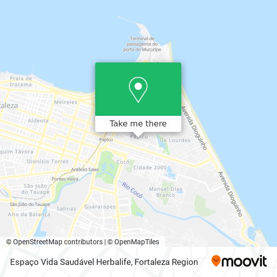 Espaço Vida Saudável Herbalife map