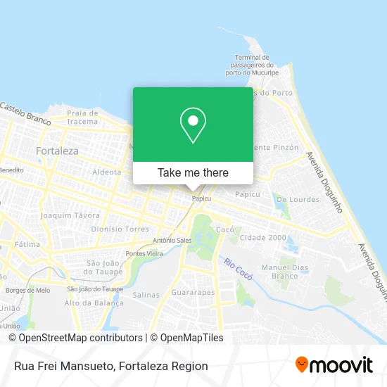 Rua Frei Mansueto map
