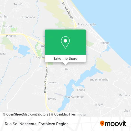 Rua Sol Nascente map