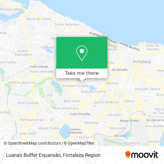 Mapa Luana's Buffet Expansão