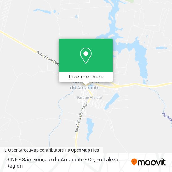 Mapa SINE - São Gonçalo do Amarante - Ce