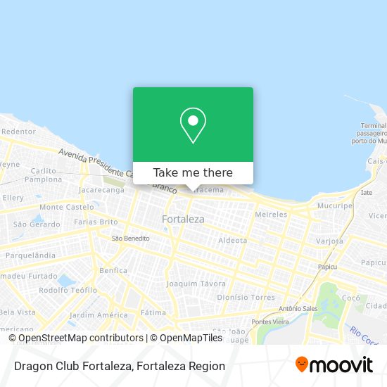 Dragon Club Fortaleza map