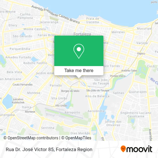 Rua Dr. José Victor 85 map