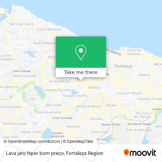 Lava jato hiper bom preço map
