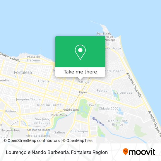 Lourenço e Nando Barbearia map