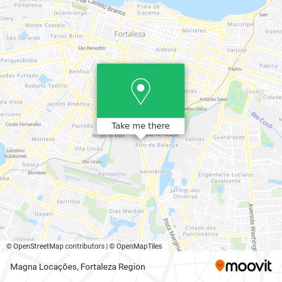 Magna Locações map