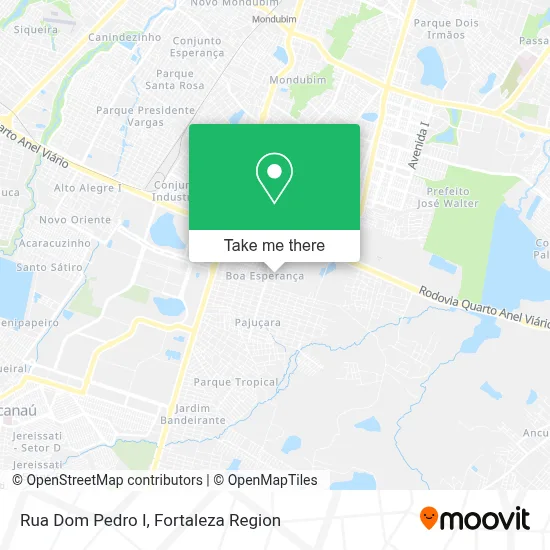 Rua Dom Pedro I map
