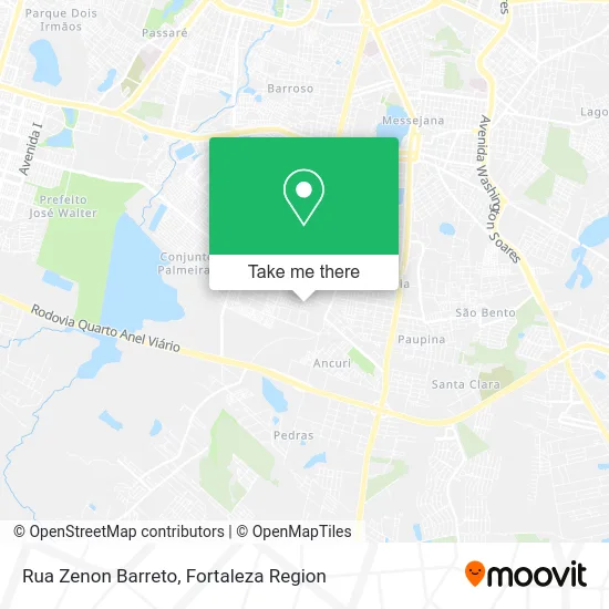 Rua Zenon Barreto map