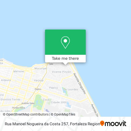 Rua Manoel Nogueira da Costa 257 map
