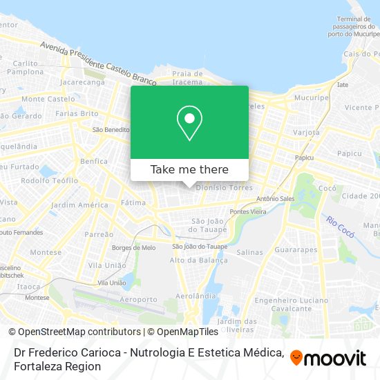 Dr Frederico Carioca - Nutrologia E Estetica Médica map