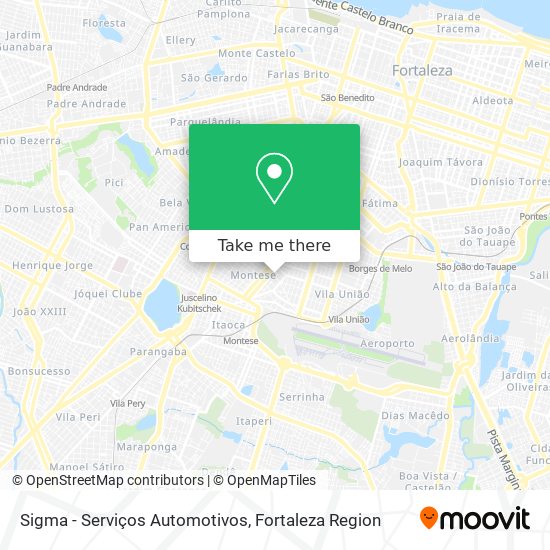 Sigma - Serviços Automotivos map