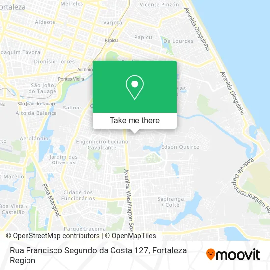 Rua Francisco Segundo da Costa 127 map