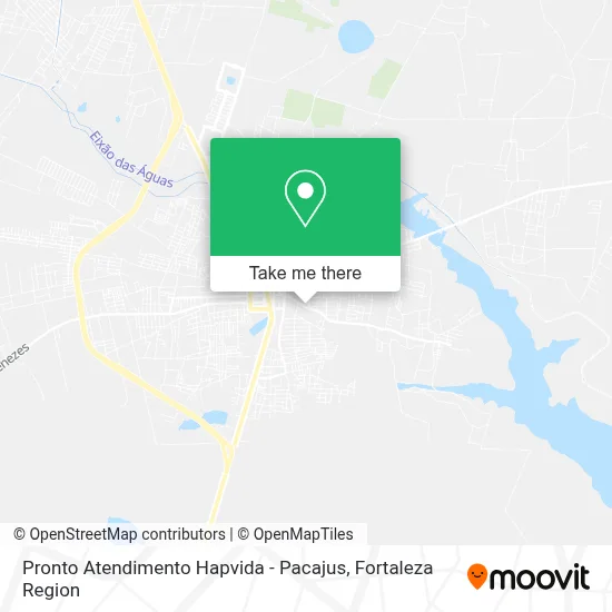 Pronto Atendimento Hapvida - Pacajus map