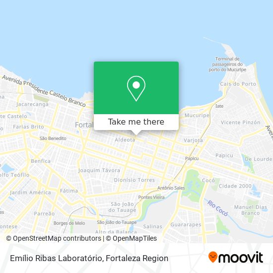 Emílio Ribas Laboratório map