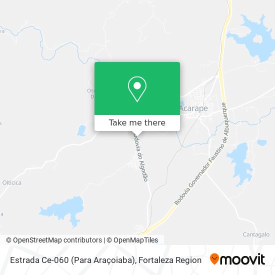 Estrada Ce-060 (Para Araçoiaba) map