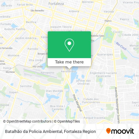 Batalhão da Policia Ambiental map