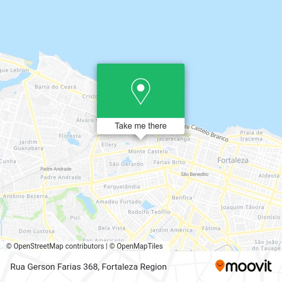 Rua Gerson Farias 368 map