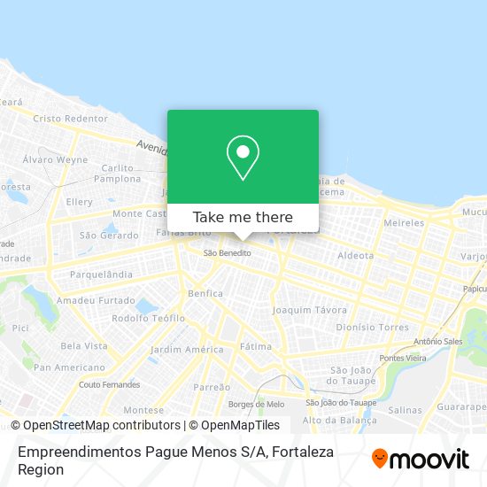 Empreendimentos Pague Menos S / A map