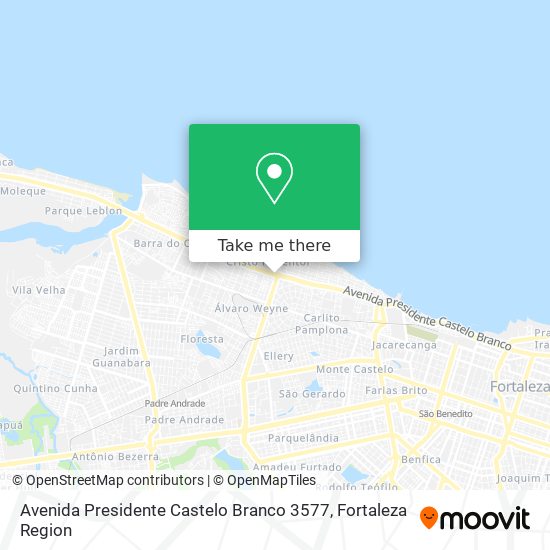 Mapa Avenida Presidente Castelo Branco 3577