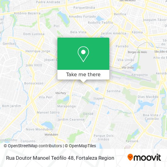 Mapa Rua Doutor Manoel Teófilo 48