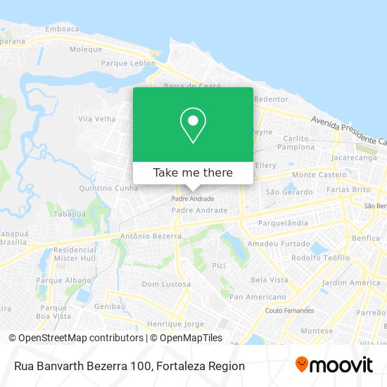 Mapa Rua Banvarth Bezerra 100