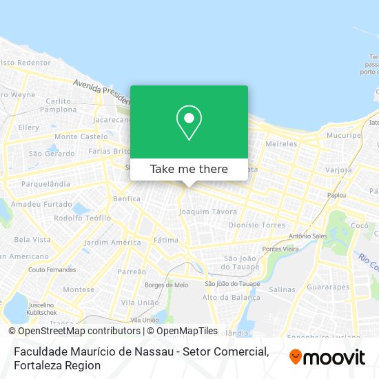 Faculdade Maurício de Nassau - Setor Comercial map