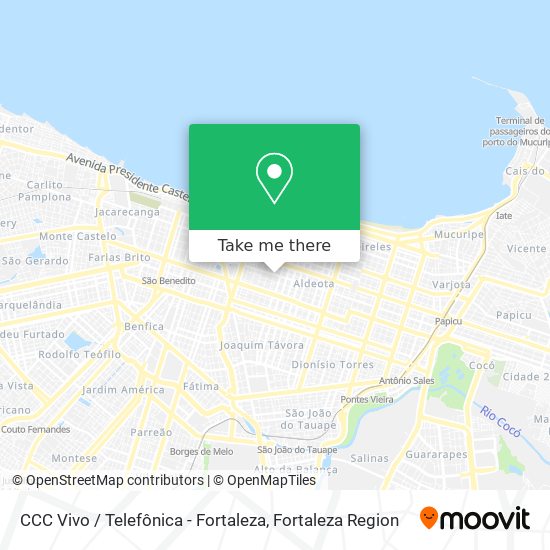 Mapa CCC Vivo / Telefônica - Fortaleza