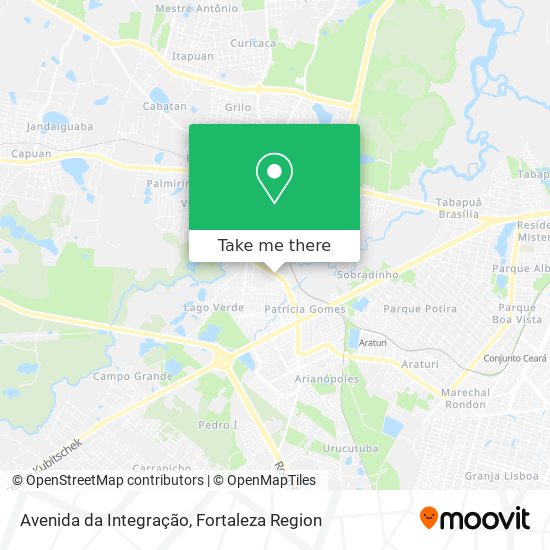 Avenida da Integração map